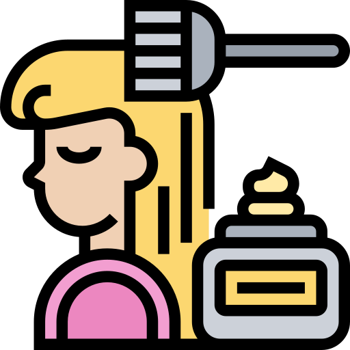 Hair Smoothening Icon